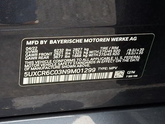 2022 BMW X5 xDrive40i