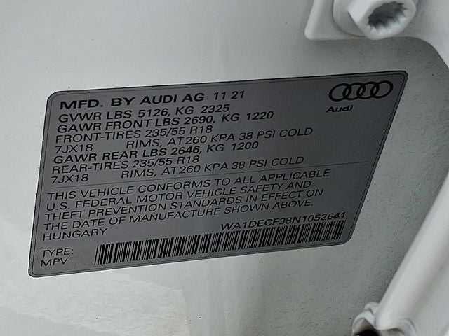 2022 Audi Q3 Premium S Line quattro