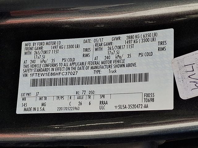 2017 Ford F-150 XLT