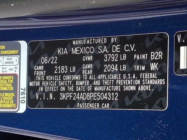 2023 Kia Forte LXS