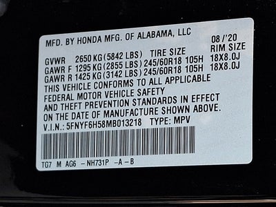 2021 Honda Pilot EX-L