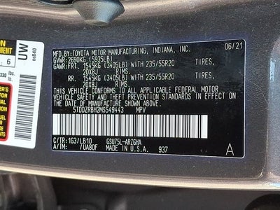2021 Toyota Highlander Limited