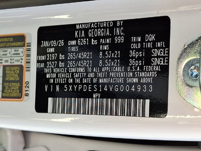 2027 Kia Telluride X-Line SX