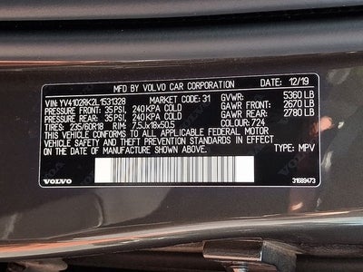 2020 Volvo XC60 T5 Momentum