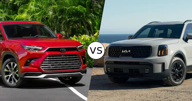 Kia Telluride vs Toyota Highlander comparison